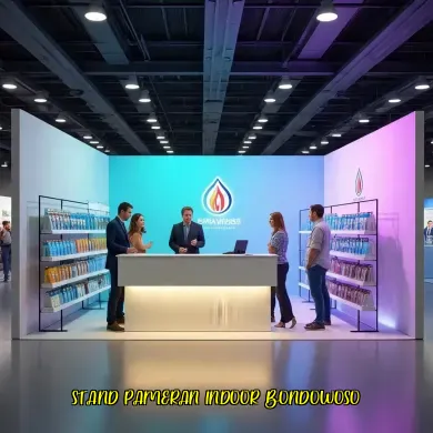 Stand Pameran Indoor Bondowoso